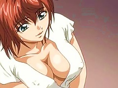 A Beautiful Anime Girl With Large Breasts Has Sex On A Couch